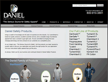 Tablet Screenshot of danielsafetyproducts.com
